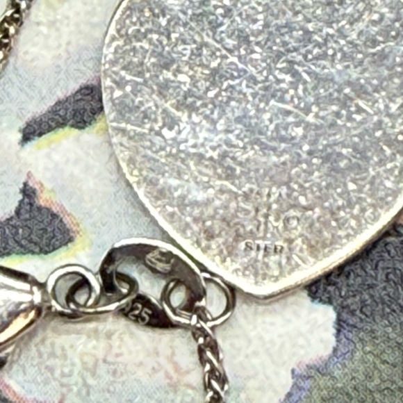 ⭐️James Avery Tender Care Charm on fine Spiga chain 18”sterling silver - Picture 5 of 9